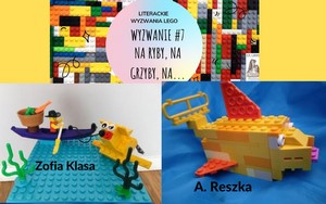 Przykładowe prace uczniów - projekt Wyzwanie LEGO.
